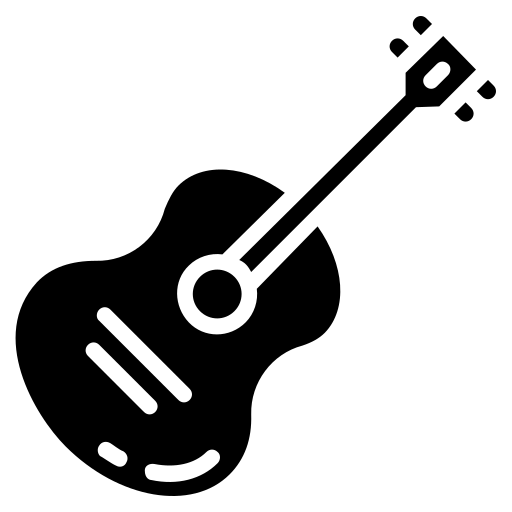 A classical guitar