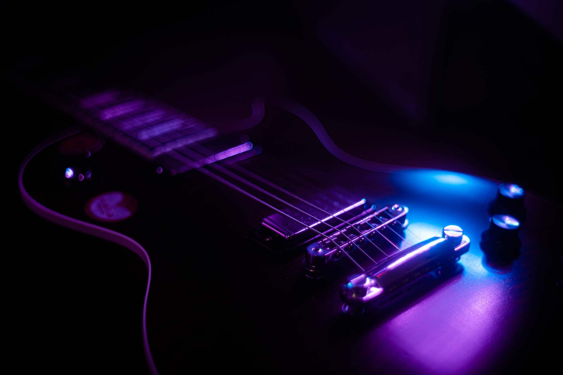 Promo image on signature guitars
